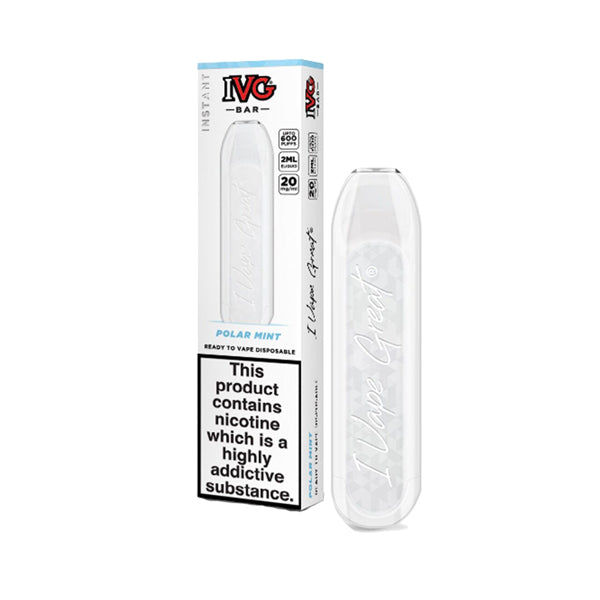 20mg I VG Bar 600 Puffs Disposable Vape