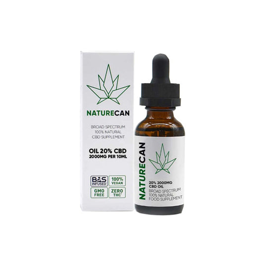 Naturecan 20% 2000mg CBD Broad Spectrum MCT Oil 10ml