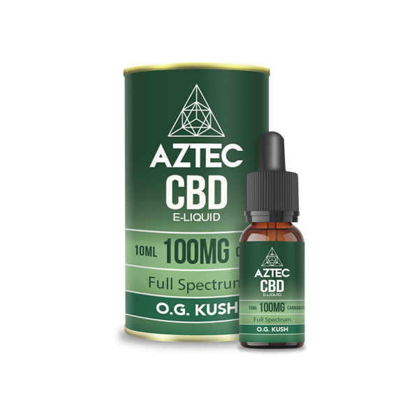 Aztec CBD 100mg CBD Vaping Liquid 10ml 50PG 50VG Trailblazer