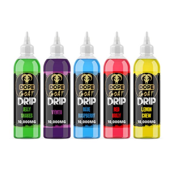 Dope Goat Drip 10,000mg CBD Vaping Liquid 250ml (70PG/30VG)