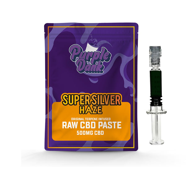 Purple Dank 1000mg CBD Raw Paste with Natural Terpenes - Super Silver Haze (BUY 1 GET 1 FREE)