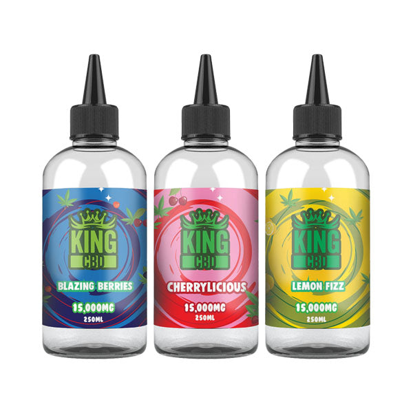 King CBD 15,000mg CBD E-liquid 250ml (BUY 1 GET 1 FREE)