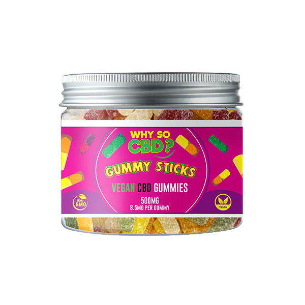 Why So CBD? 500mg CBD Small Vegan Gummies - 11 Flavours