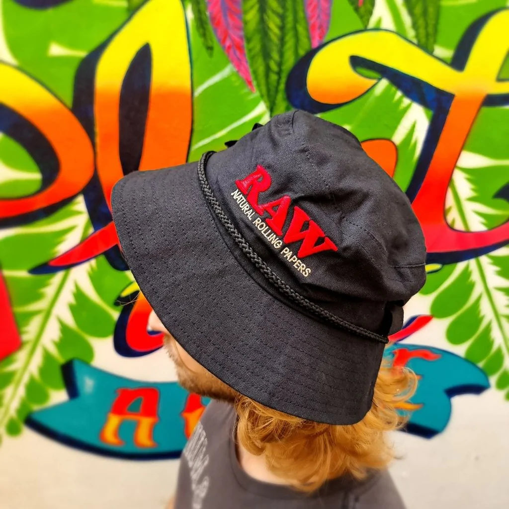 RAW smokermans bucket hat.